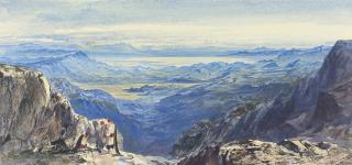 Edward Lear - View Of The Lake Of Skodra From Montenegro