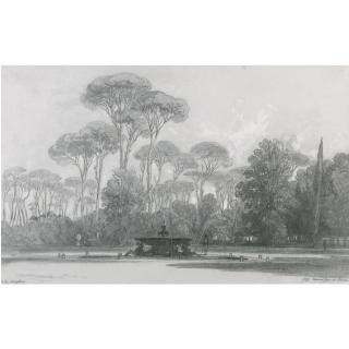 Edward Lear - Villa Borghese, Rome