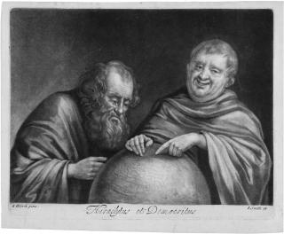 Edward Lutterell - Heraklit und Demokrit.