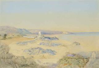 Edward Martindale Richardson - Archirondel Bay; and Elizabeth Castle at low tide, Jersey