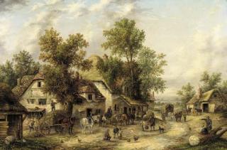 Edward Masters - Outside the inn