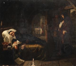 Edward Matthew Ward, RA - The Last Sleep of Argyll