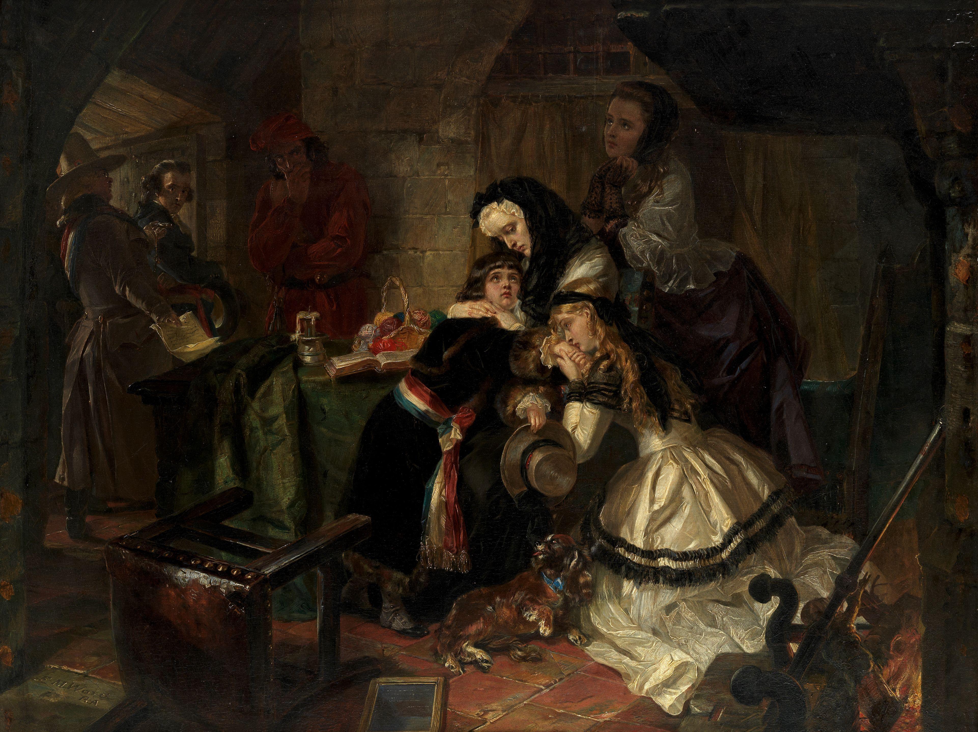 Edward Matthew Ward - The last parting of Marie Antoinette and her son