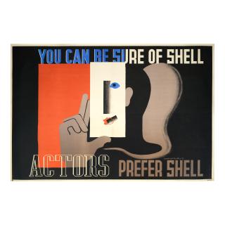 Edward Mcknight Kauffer - Actors Prefer Shell