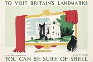 Edward Mcknight Kauffer - DINTON CASTLE NEAR AYLESBURY