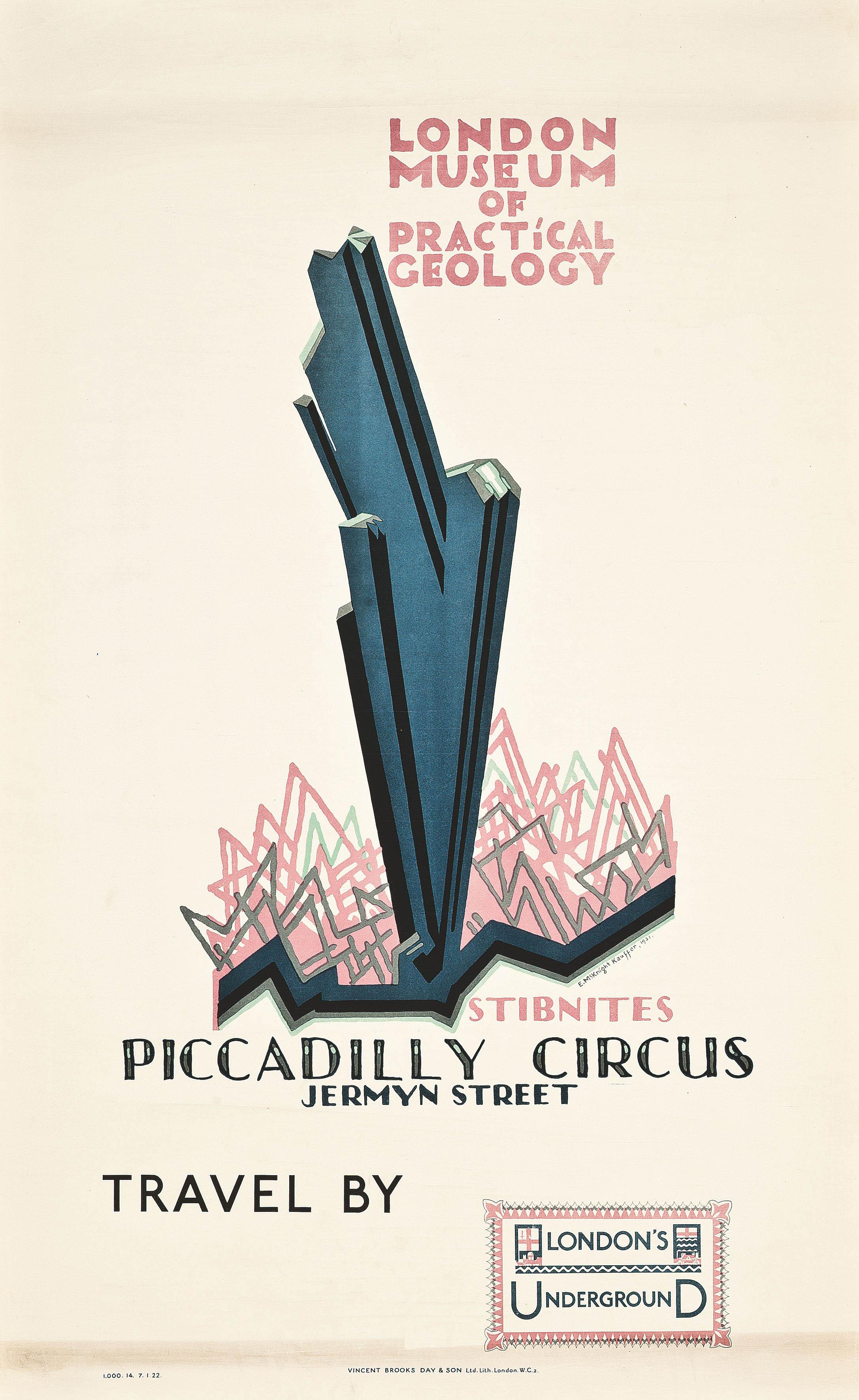 Edward McKnight Kauffer - London Museum of Practical Geology