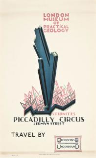 Edward McKnight Kauffer - London Museum of Practical Geology