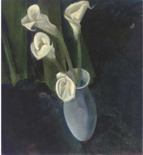 Edward Mcknight Kauffer - Still Life With Lillies