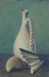 Edward Middleton Manigault - A Jug, Pear And A Fan