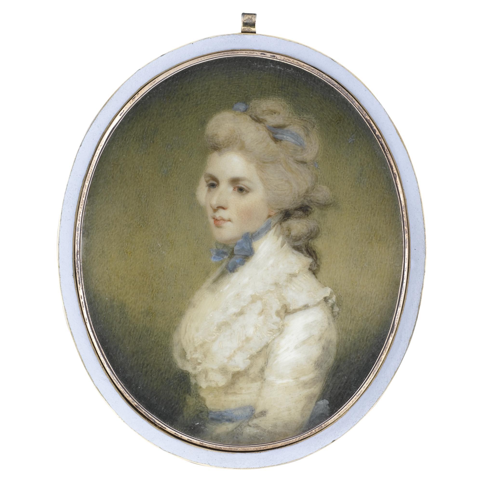 Edward Miles - Portrait Of Miss Frances (Fanny) Kemble, Afterwards Mrs Twiss (1759-1822)