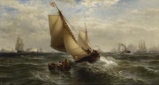 Edward Moran - New York Bay