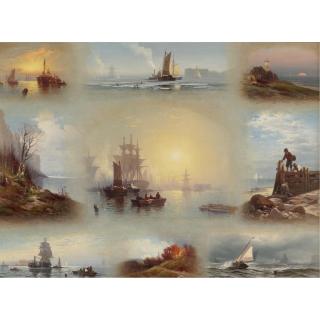 Edward Moran - Nine Landscapes, Seasons