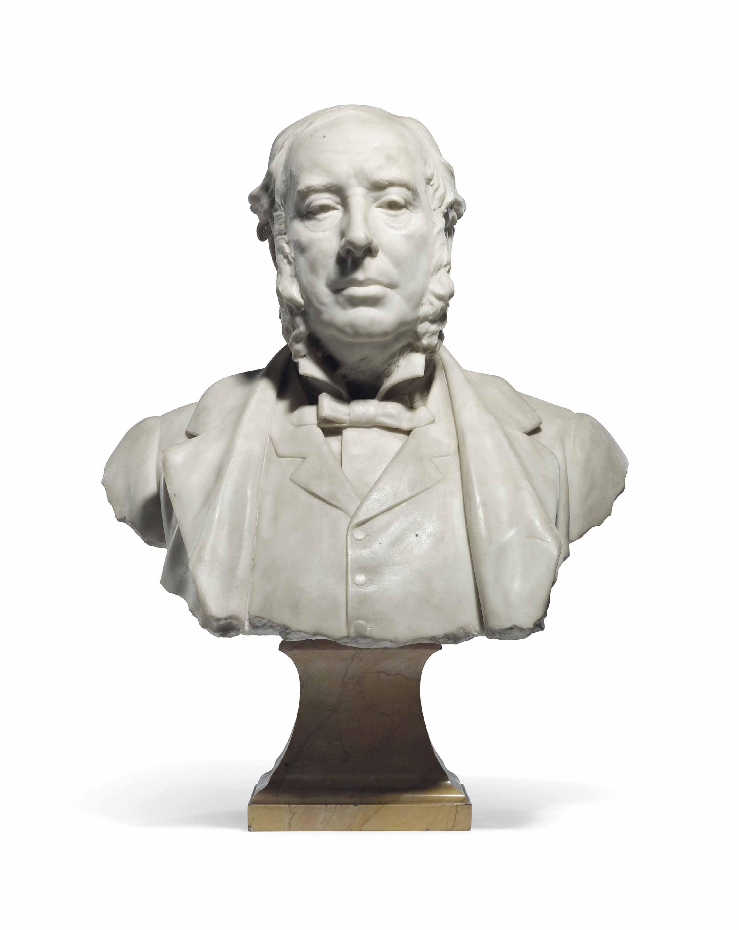 Edward Onslow Ford, R.A. - Portrait Bust Of Sir William Agnew, 1St Bt. (1825-1910)