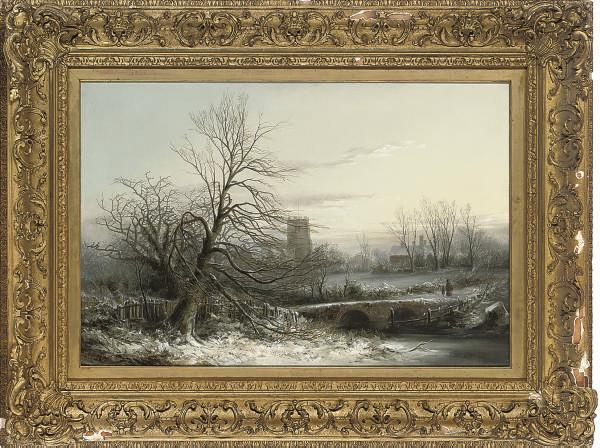 Edward Partridge - A Frosty Morning, Packwood Church, Warwickshire