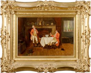 Edward Percy Moran - The stirrup cup