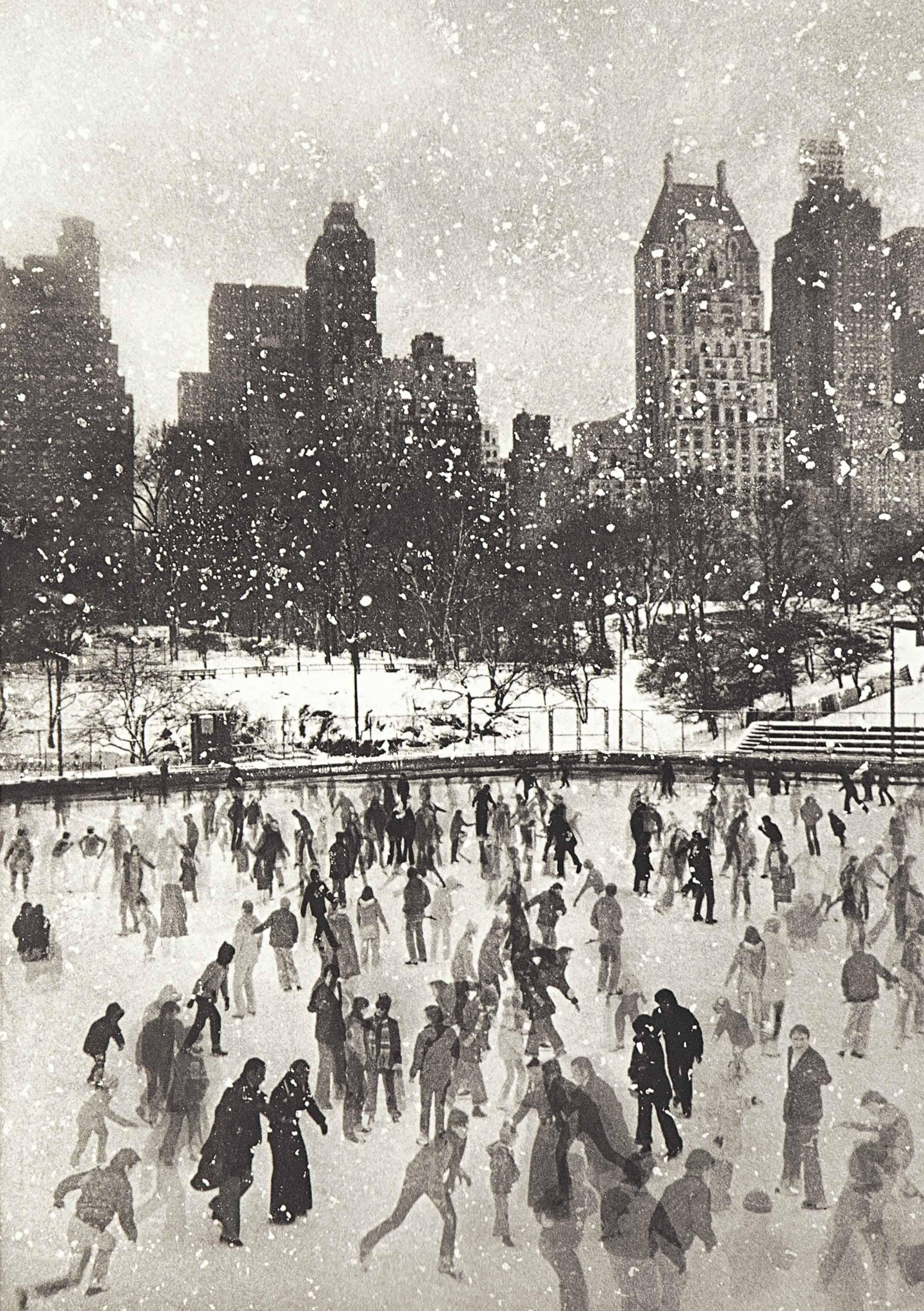 Edward Pfizenmaier - Wollman Rink, Central Park, New York, 1954