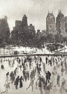 Edward Pfizenmaier - Wollman Rink, Central Park, New York, 1954