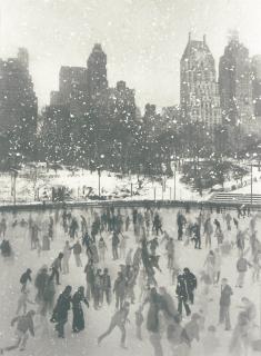 Edward Pfizenmaier - Wollman Rink, Central Park, New York, 1954