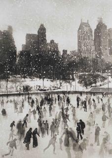 Edward Pfizenmaier - Wollman Rink, Central Park, New York, 1954