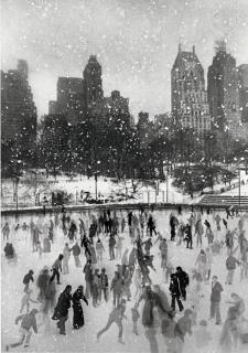 Edward Pfizenmaier - Wollman Rink, Central Park, New York, 1954