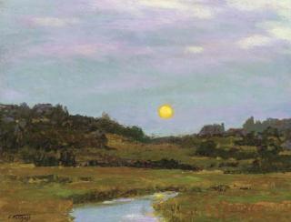 Edward Potthast - Harvest Moon