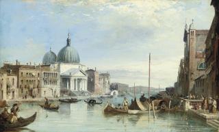 Edward Pritchett - San Simeon Piccolo on the Grand Canal, Venice