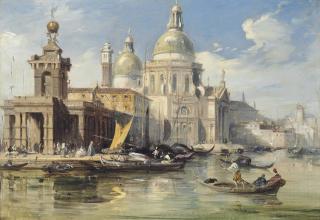 Edward Pritchett - Santa Maria della Salute and the Dogana da Mar, Venice