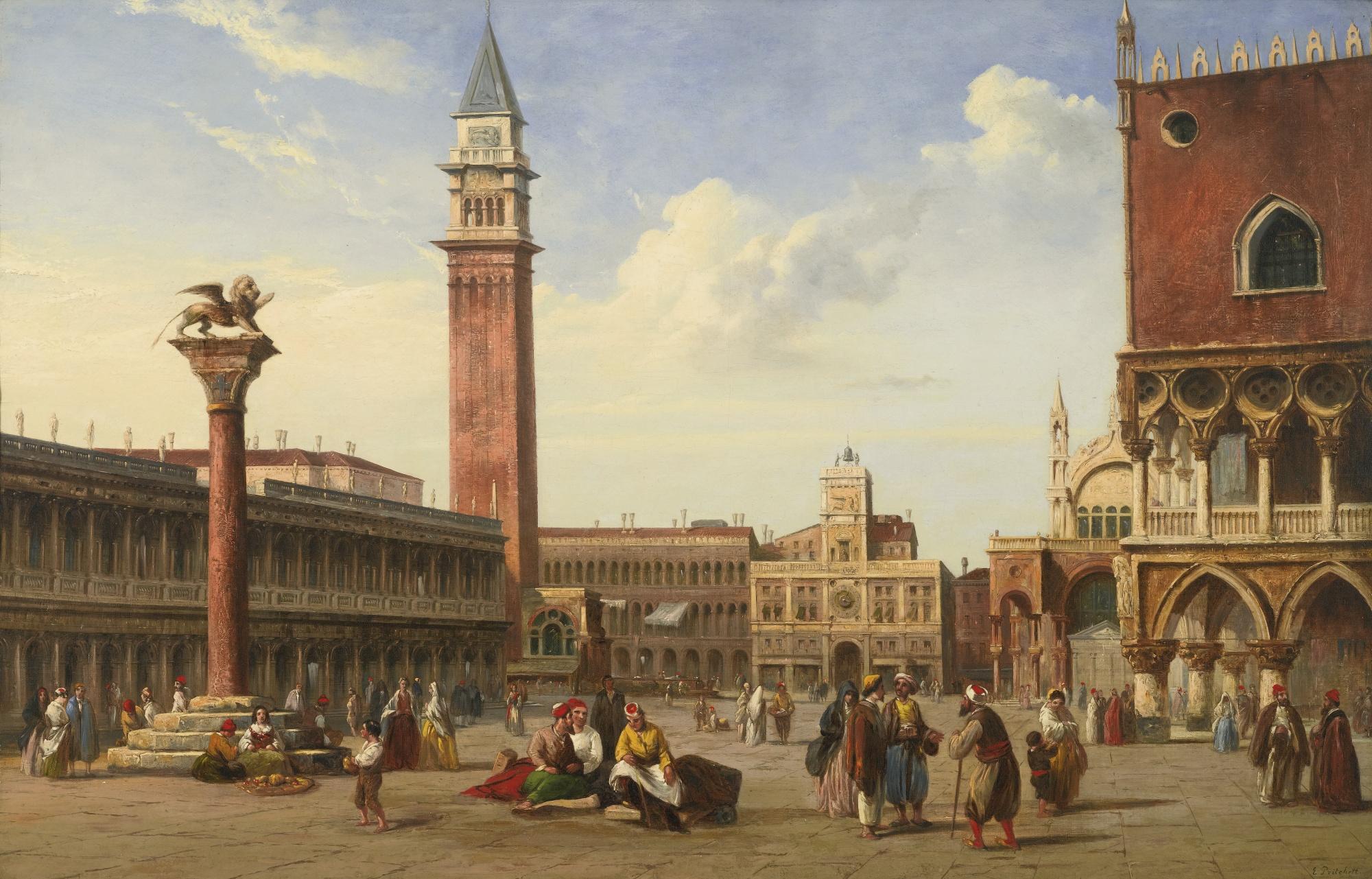 Edward Pritchett - St. Mark\'S Square, Venice