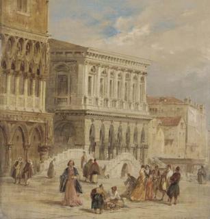 Edward Pritchett - The Riva degli Schiavoni, Venice