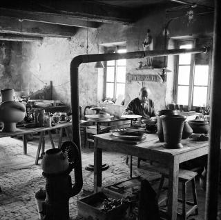Edward Quinn - \'Pablo Picasso At Work At The Madoura Pottery In Vallauris\', 1951