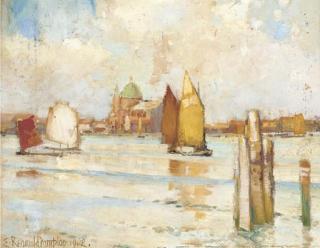 Edward Reginald Frampton - Across the Lagoon, Venice
