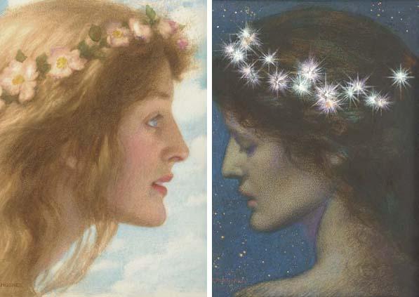 Edward Robert Hughes, R.W.S. - Night; and Day