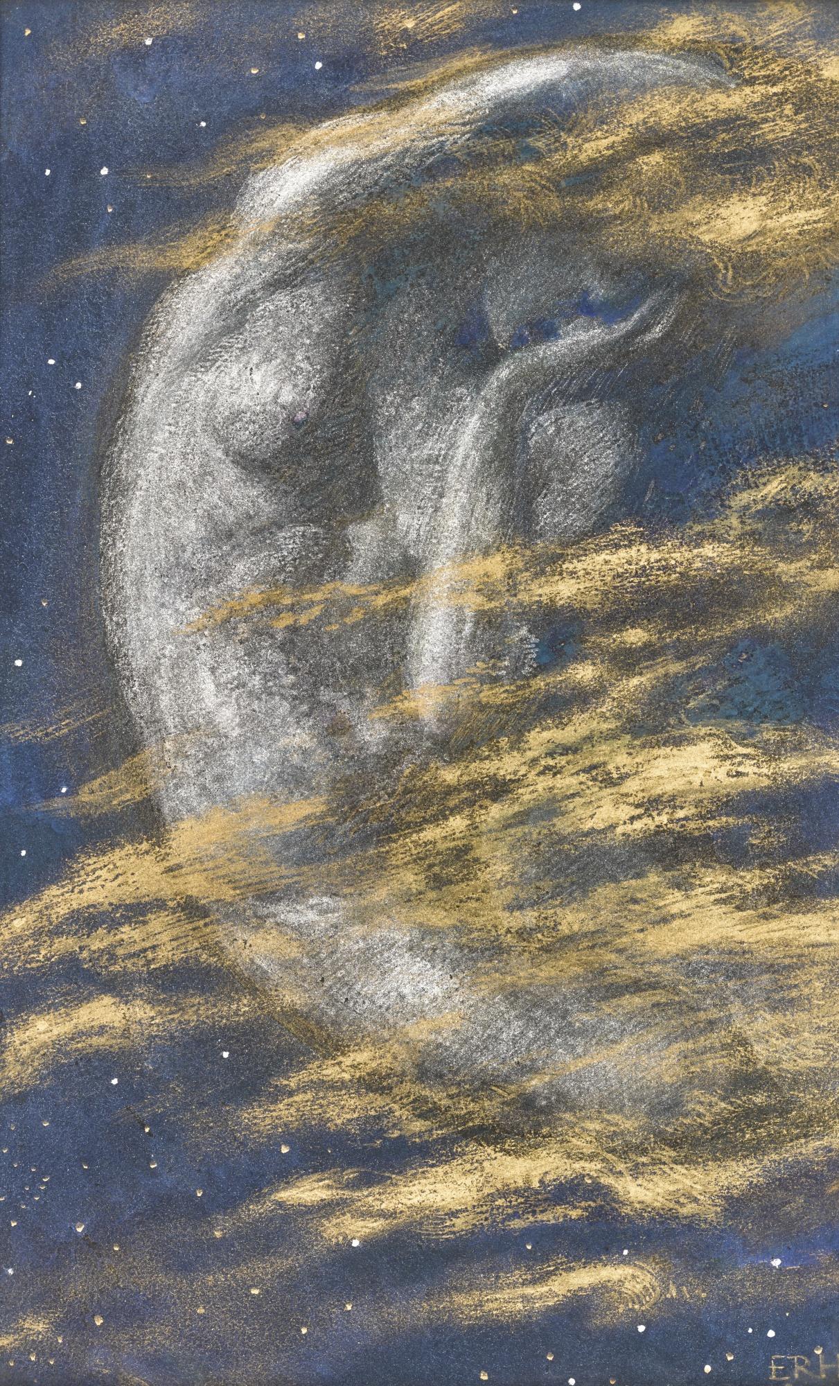Edward Robert Hughes, R.W.S. - The Weary Moon