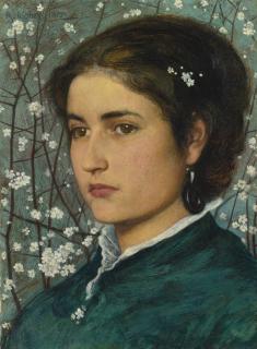 Edward Robert Hughes - British a Young Beauty