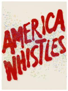 Edward Ruscha - America Whistles, from America: The Third Century