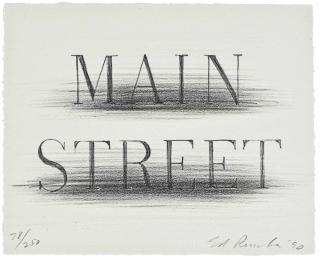 Edward Ruscha - Main Street