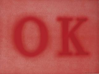 Edward Ruscha - OK (State II)