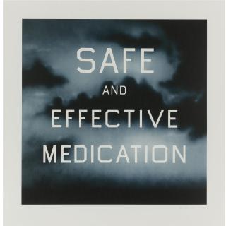 Edward Ruscha - Safe And Effective Medication