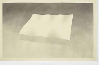 Edward Ruscha - Sheet With Red Cabbage Stain