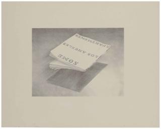 Edward Ruscha - Some Los Angeles Apartments, From Book Covers