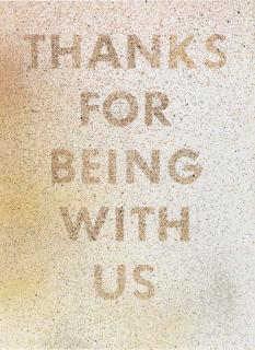 Edward Ruscha - Thanks for Being with Us (Engberg 88)