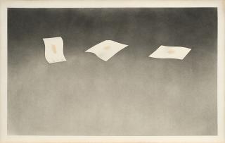 Edward Ruscha - Three Sheets with Raisin Stains