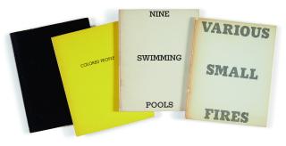 Edward Ruscha - Various Small Fires; Nine Swimming Pools; A Few Palm Trees; And Colored People (Engberg B2, B8, B13, B16)