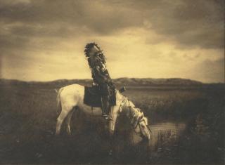 Edward S. Curtis - An Oasis in the Bad Lands