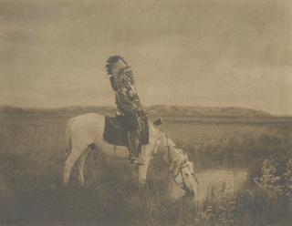 Edward S. Curtis - An Oasis In The Badlands