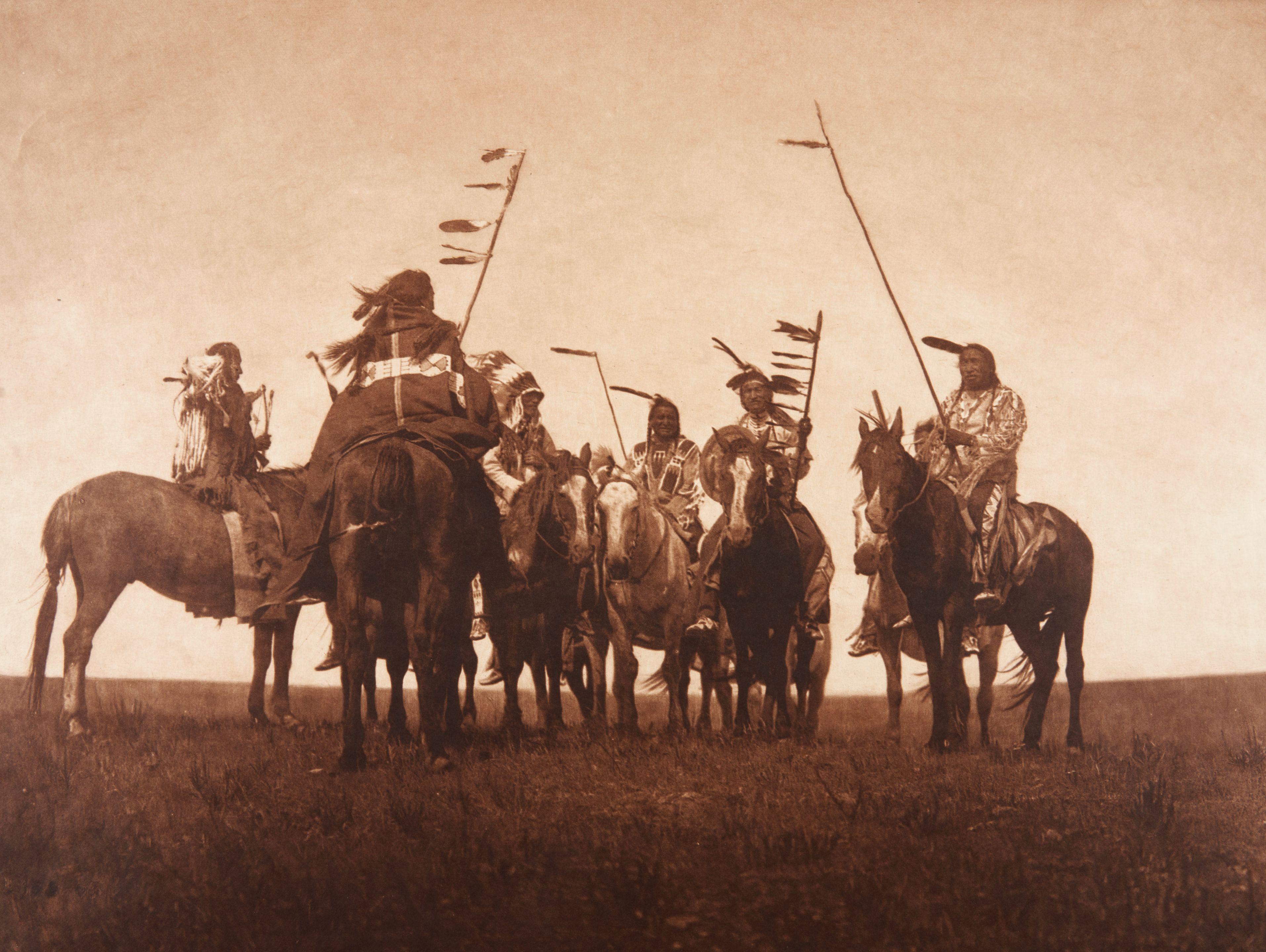 Edward S. Curtis - Atsina Warriors