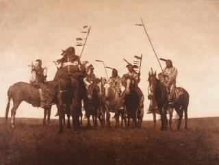 Edward S. Curtis - Atsina Warriors