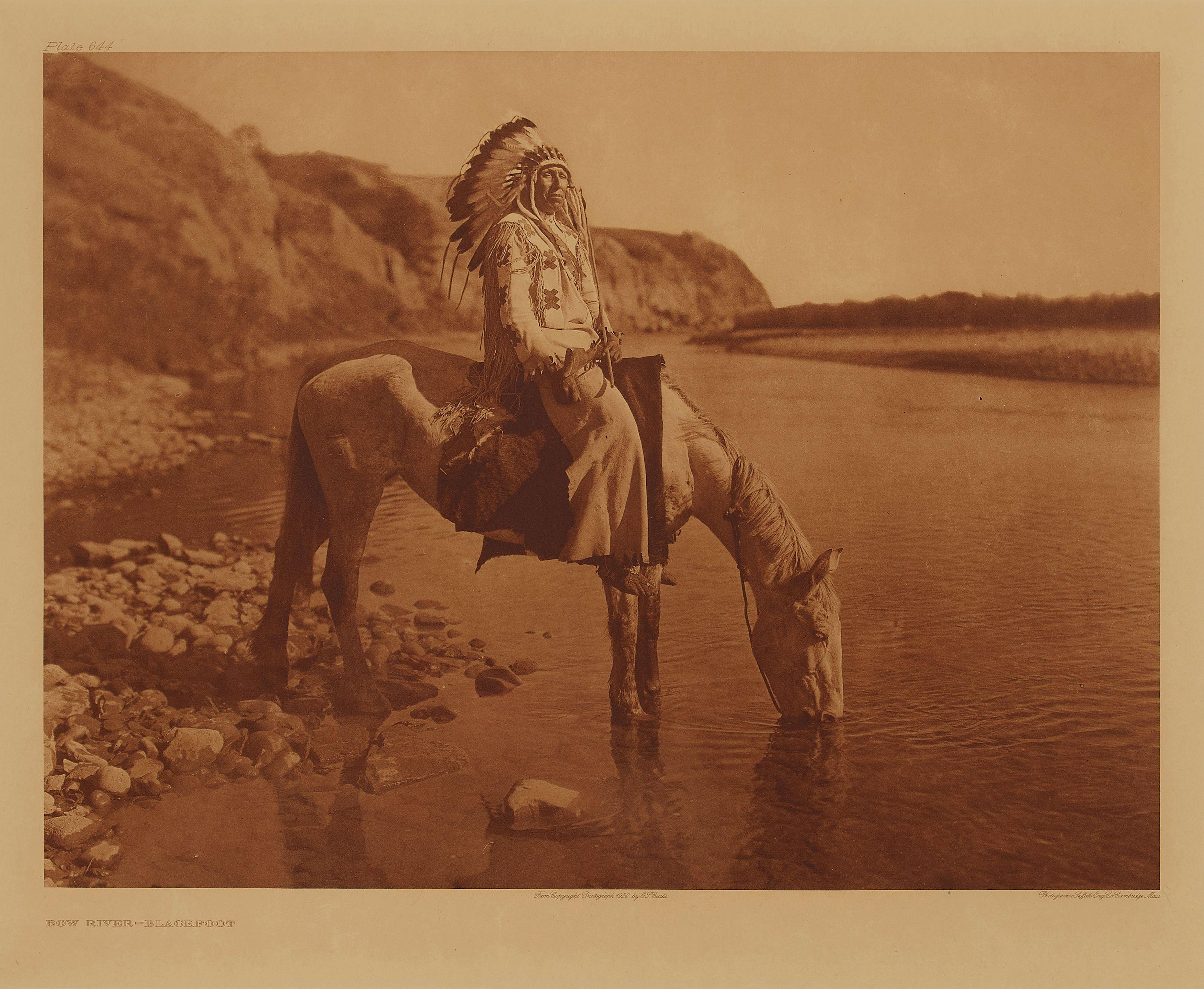 Edward S. Curtis - Bow River-Blackfoot