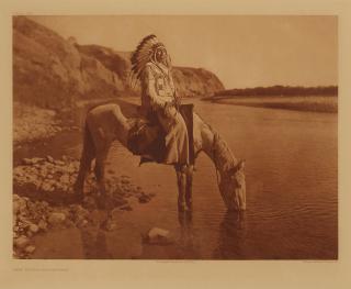 Edward S. Curtis - Bow River-Blackfoot