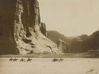 Edward S. Curtis - Cañon de Chelley, 1904